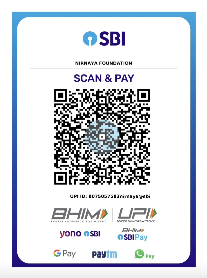 Scan to pay — Nirnaya Foundation